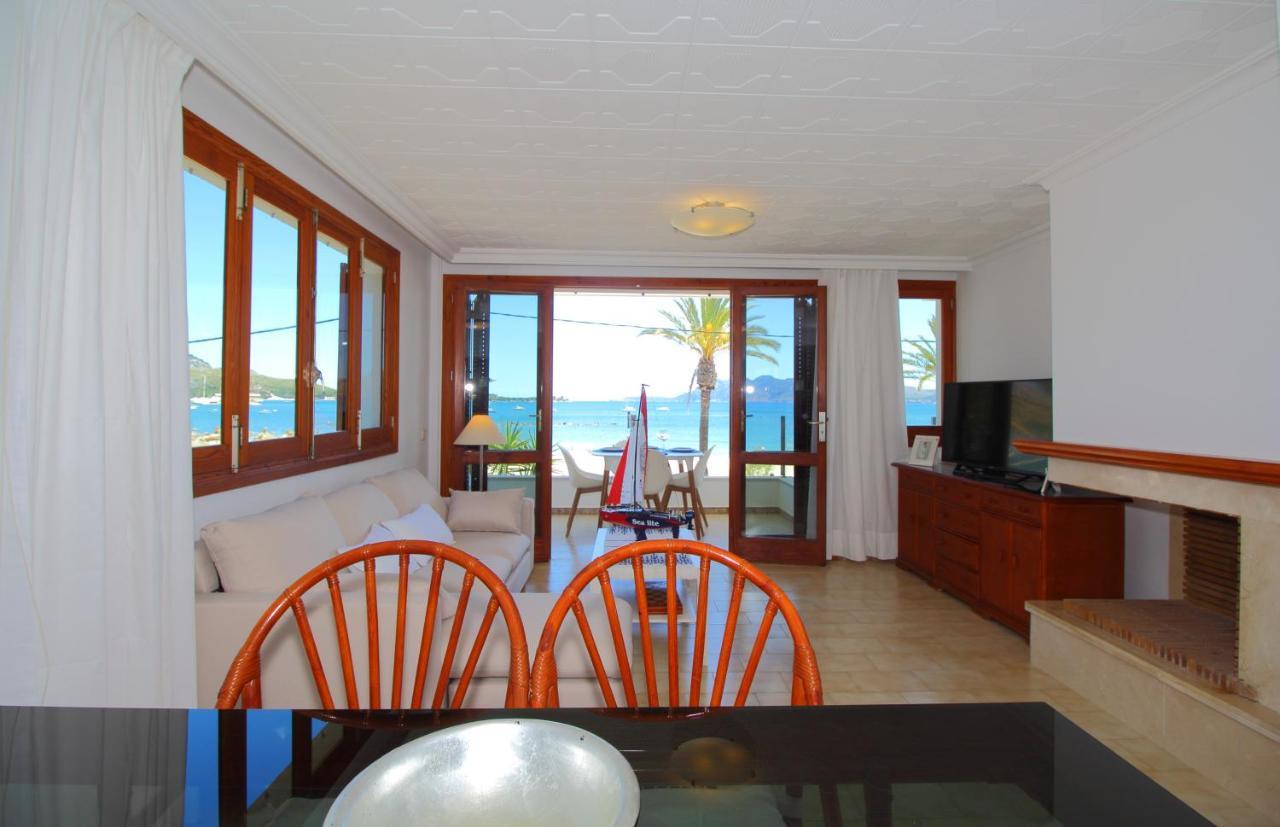 Family Seafront Apt Fantastic Seaview Pollenca Luaran gambar